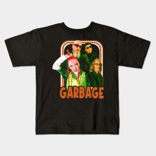 Shut Your Mouth Styling Garbages Band Tees, Make a Statement with Rock's Bold Aesthetics Kids T-Shirt